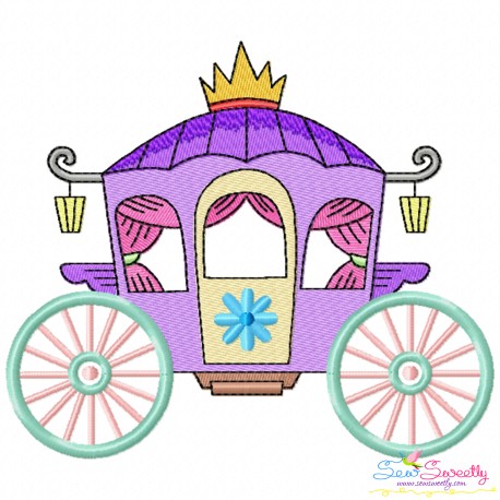 Embroidery Design Pattern - Fairytale Carriage-9