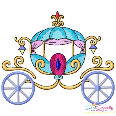Embroidery Design Pattern - Fairytale Carriage-8-1