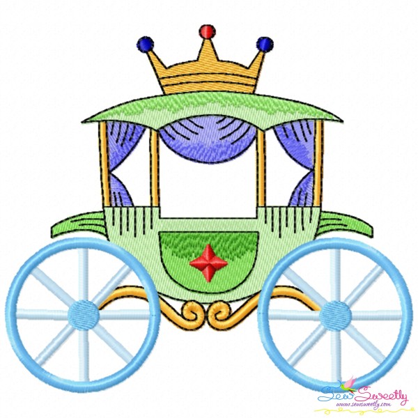 Embroidery Design Pattern - Fairytale Carriage-7-1