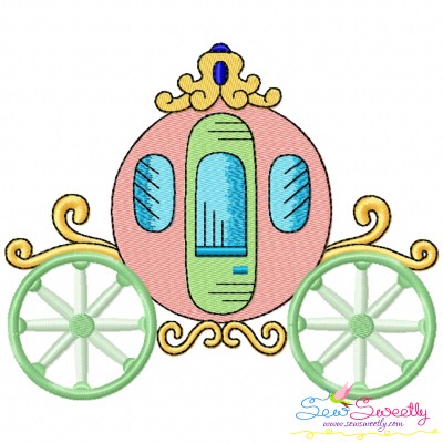 Embroidery Design Pattern - Fairytale Carriage-6-1