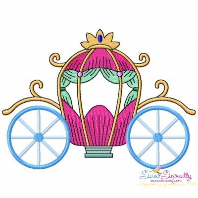 Embroidery Design Pattern - Fairytale Carriage-5-1