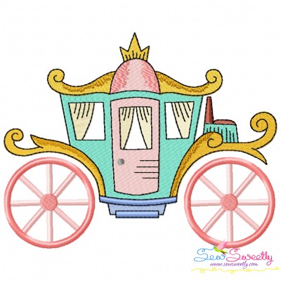 Embroidery Design Pattern - Fairytale Carriage-4-1