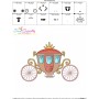 Embroidery Design Pattern - Fairytale Carriage-2-3
