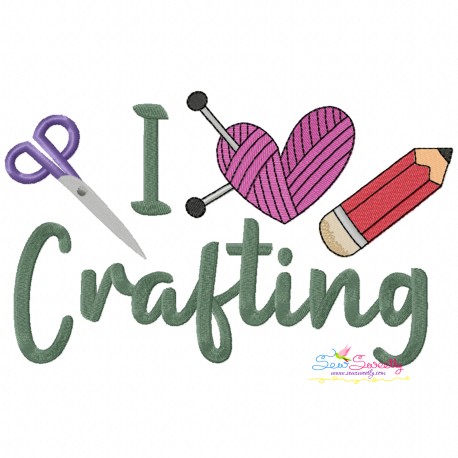 Embroidery Design Pattern - I Heart Crafting