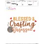 Embroidery Design Pattern - Blessed And Crafting Obsessed-3