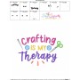Embroidery Design Pattern - Crafting Is My Therapy-3