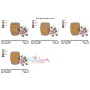 Embroidery Design Pattern - Grapevine And Wine Barrel-2-2