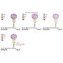 Embroidery Design Pattern - Girl With Umbrella-10-2