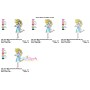 Embroidery Design Pattern - Girl With Umbrella-9-2