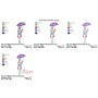 Embroidery Design Pattern - Girl With Umbrella-8-2