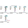 Embroidery Design Pattern - Girl With Umbrella-7-2