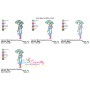 Embroidery Design Pattern - Girl With Umbrella-3-2