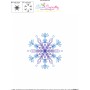 Artistic Snowflake-6 Embroidery Design Pattern-3