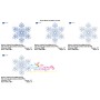 Artistic Snowflake-5 Embroidery Design Pattern-2