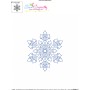 Artistic Snowflake-5 Embroidery Design Pattern-3