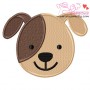Dog Face Embroidery  Design-1
