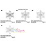 Artistic Snowflake-3 Embroidery Design Pattern-2