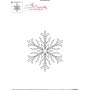 Artistic Snowflake-3 Embroidery Design Pattern-3