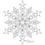 Artistic Snowflakes Embroidery Design Bundle-11