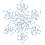 Artistic Snowflakes Embroidery Design Bundle-10