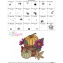 Embroidery Design Pattern - Fall Pumpkins Basket-3