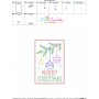 Cardstock Embroidery Design Pattern | Christmas Ornaments Greeting Card-2