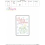 Cardstock Embroidery Design | Warm Wishes Christmas Greeting Card-3