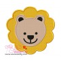 Lion Face Embroidery  Design-1