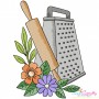 Embroidery Design Bundle- Floral Kitchen Patterns-9