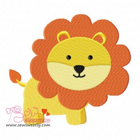 Lion Embroidery Design-1
