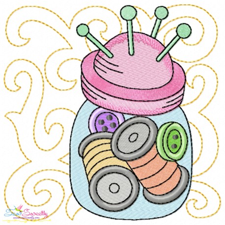 Embroidery Design Pattern- Sewing Block-4-1