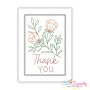 Cardstock Embroidery Design - Thank You Greeting Card-6-1
