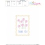 Cardstock Embroidery Design - Thank You Greeting Card-5-3