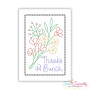 Cardstock Embroidery Design - Thank You Greeting Card-3-1