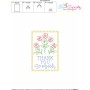 Cardstock Embroidery Design - Thank You Greeting Card-4-3