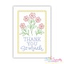 Cardstock Embroidery Design - Thank You Greeting Cards Bundle-7