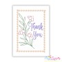 Cardstock Embroidery Design - Thank You Greeting Cards Bundle-10