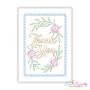 Cardstock Embroidery Design - Thank You Greeting Cards Bundle-5