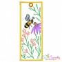Bookmarks Embroidery Design - Bee And Flowers Bundle-3