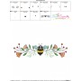 Machine Embroidery Design - Honey Bee Border - 1-3