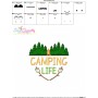 Machine Embroidery Design - Camping Life-3