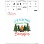Camping Embroidery Design - Life Is Better Around The Campfire-3