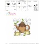 Embroidery Design Pattern- Tea Time Block-9-3