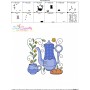 Embroidery Design Pattern- Tea Time Block-4-3