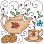 Embroidery Design Pattern- Tea Time Block-3-1