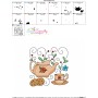 Embroidery Design Pattern- Tea Time Block-3-3