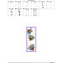 Bookmark Embroidery Design - Bee And Flowers - 1-2