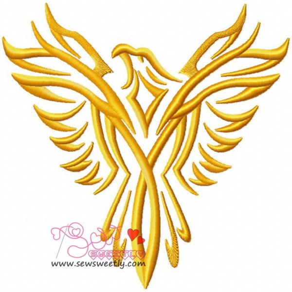 Phoenix-1 Embroidery Design Pattern-1