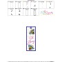 Bookmark Embroidery Design - Bee And Flowers - 5-2
