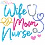 Nursing Machine Embroidery Design Bundle-11